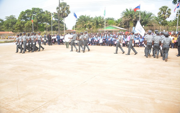 Pass-in review by Cadets